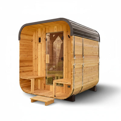 Backyard Discovery Lennon 2–4 Person Outdoor Cedar Sauna