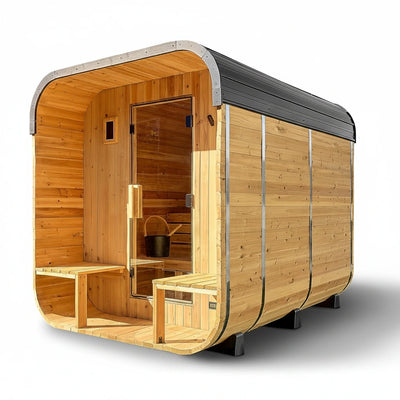 Backyard Discovery Lennon 4–6 Person Outdoor Cedar Sauna