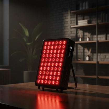 Red Light Therapy Panel, 660Nm Red & 850Nm near Infrared Light Therapy Device for Body Face with 60 Dual Chip Leds, Timer, Adjustable Stand & Hidden Handle,Upgraded High Power Red Light Therapy Device — product view 9
