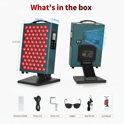 Red Light Therapy Panel for Body, 660Nm Red & 850Nm Infrared Light — product view 2